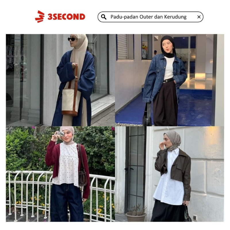 6 Ide Padu-padan Outer dan Kerudung Agar Tetap Stylish di Cuaca Dingin ...