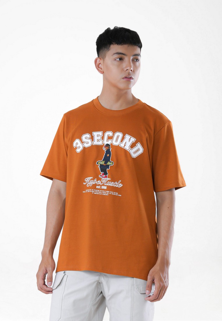3Second Men's T-Shirt Ultraweight Cotton 090324