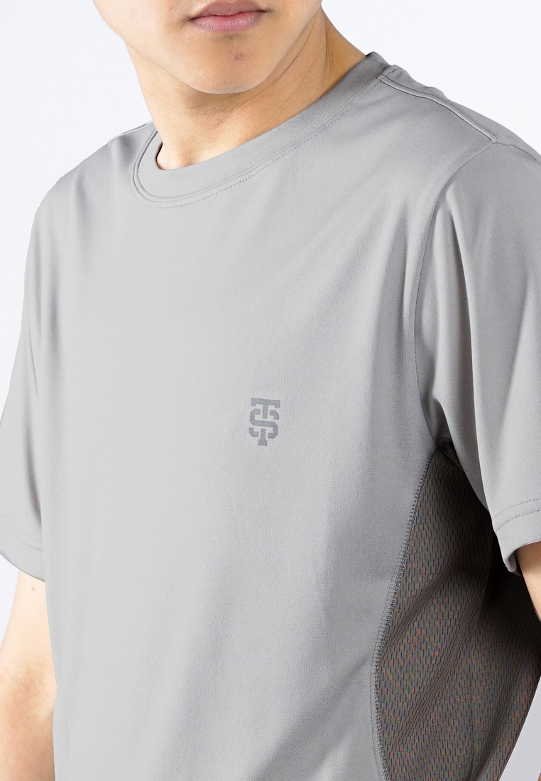 3Second Men's Jersey T-Shirt Short Sleeve Slim Fit Sporty Jamor 120525