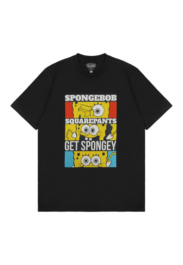 3Second x SpongeBob Unisex T-Shirt Short Sleeve Relaxed Fit Cotton Tambor  150225