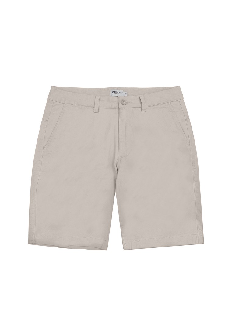 Greenlight Essential Men's Short Chino Pants Cotton Twill Stretch Afshin  HP-021024