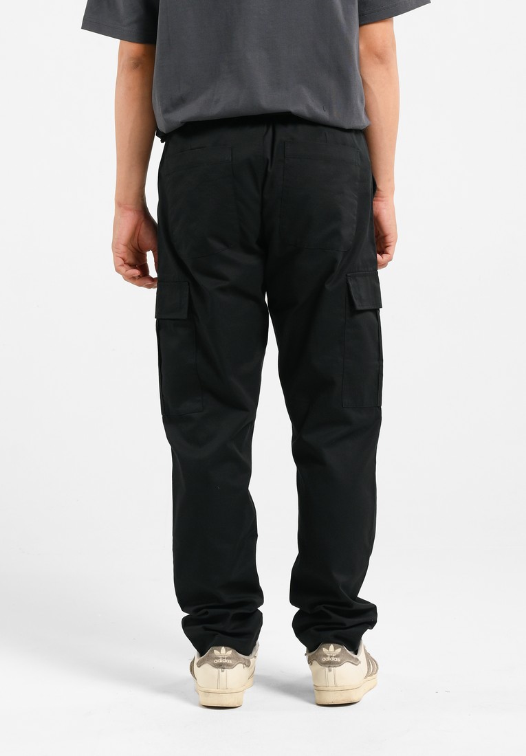 3Second Men's Long Cargo Pants Regular Fit Twill Fawks HP-050125