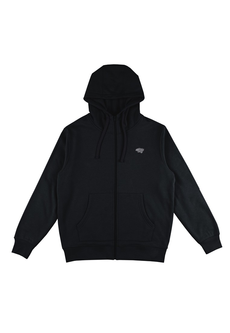 3Second Men's Jacket Zipper Hoodie Sweatshirt Regular Fit Logo Lion H081224