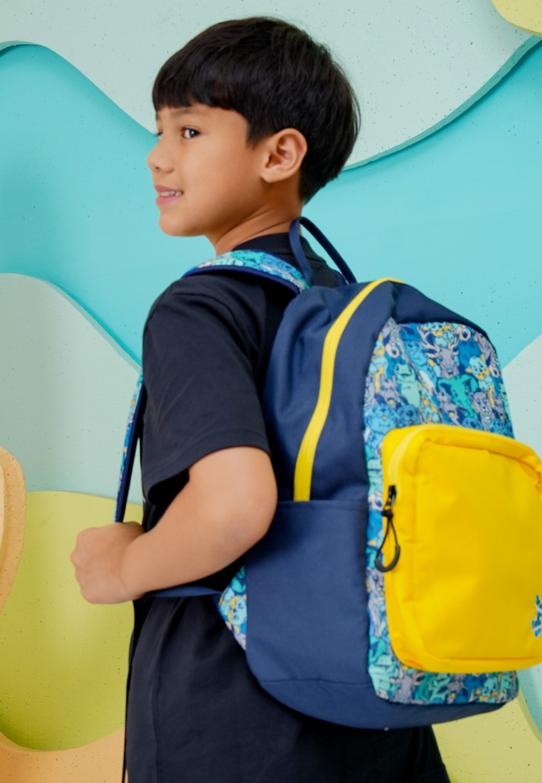 3Second Kids Boy's Backpack Bag Doodle School Franklin H020224 - Main Image